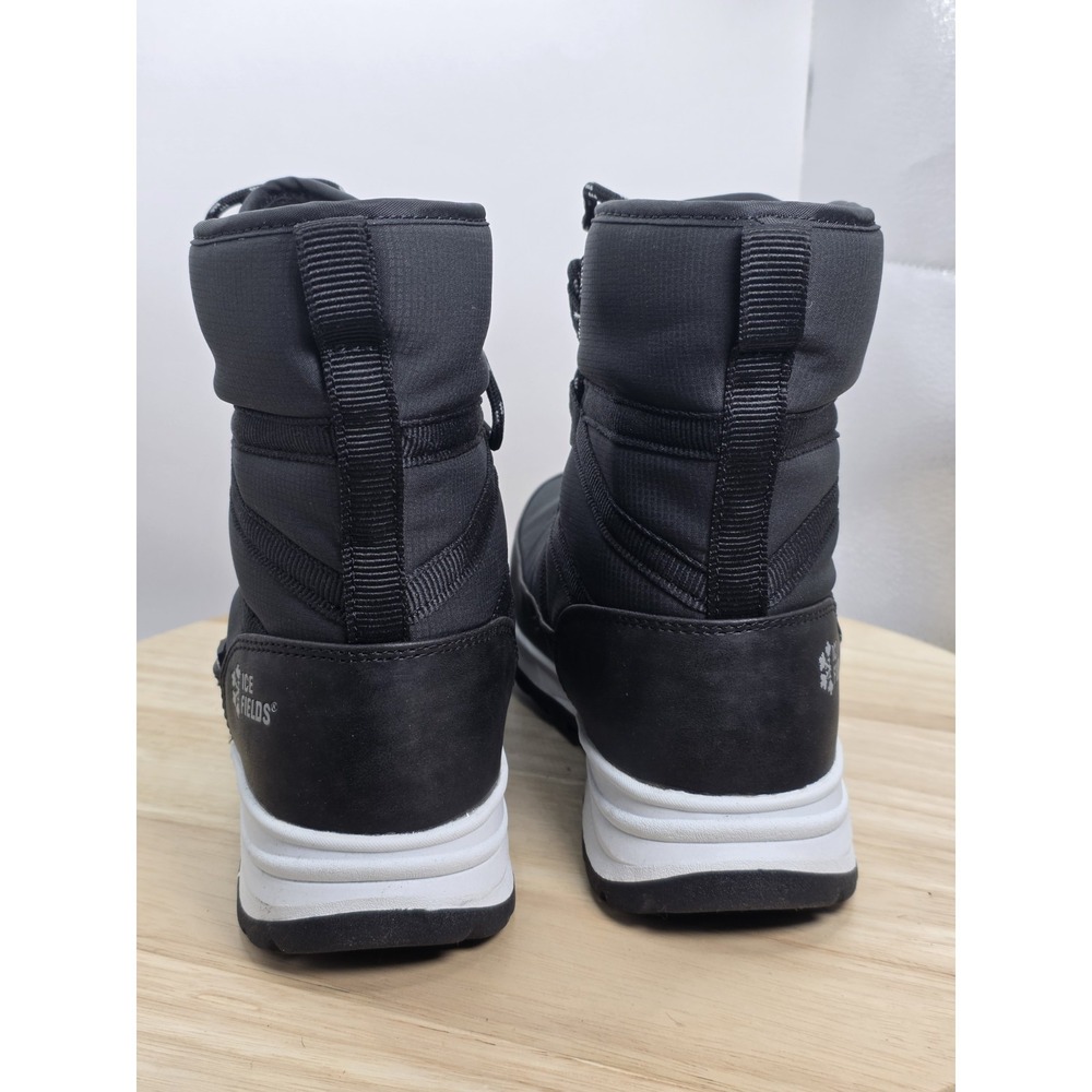 Women's Size 6 - Ice Fields Andrea 3 Winter Snow Boots Black Heat-MX Insulation - Picture 6 of 9